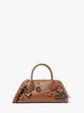 Petra Small Signature Logo Floral Embellished Crossbody Bag