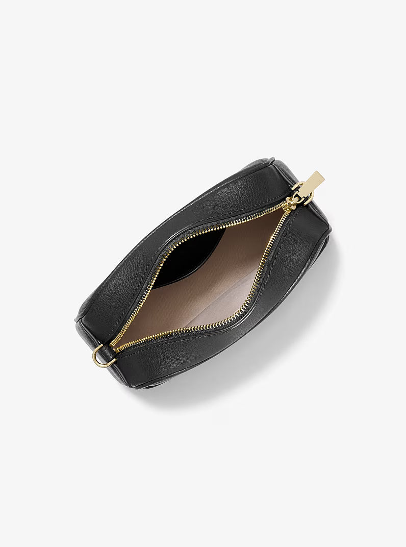 Jet Set Small Leather Camera Crossbody Bag
