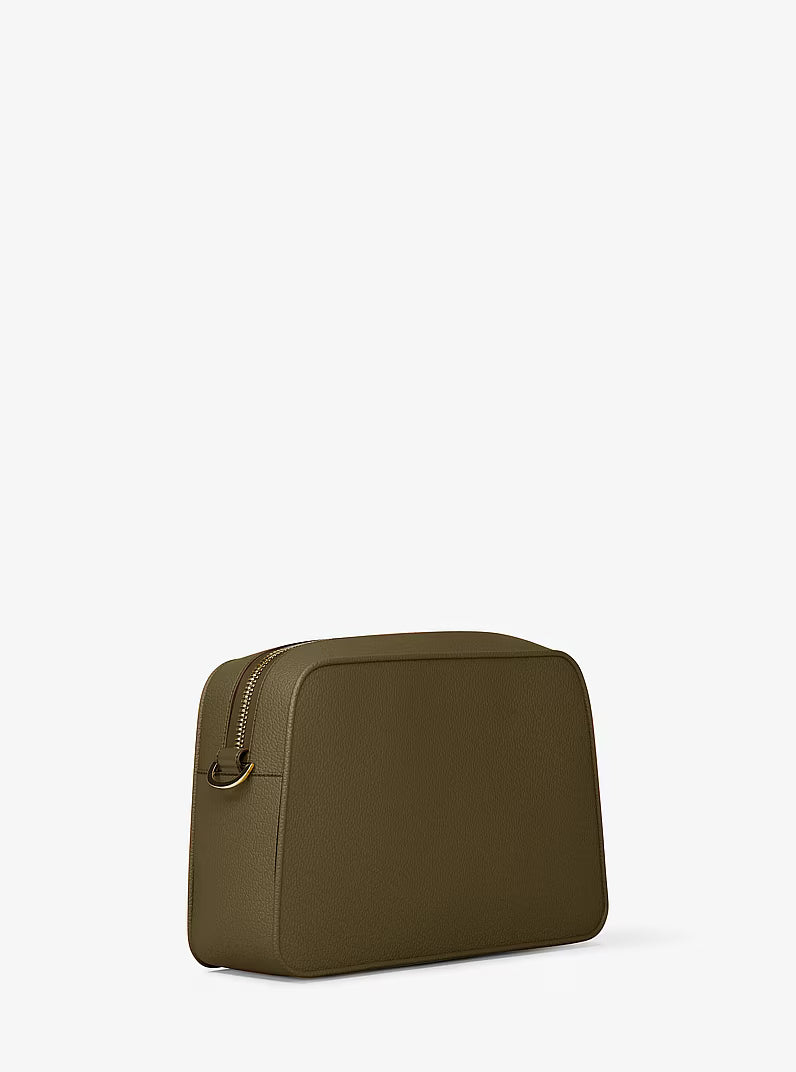 Jet Set Small Leather Camera Crossbody Bag