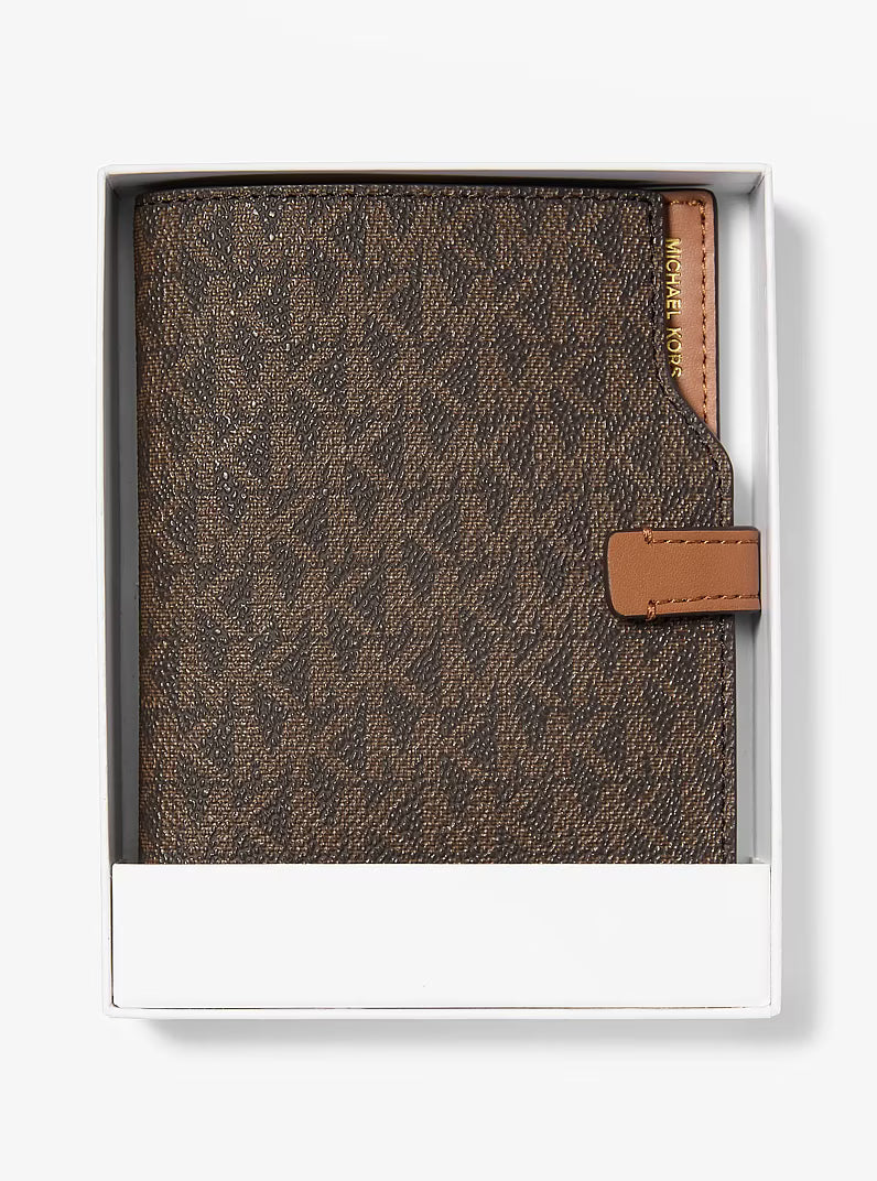 Jet Set Signature Logo Passport Wallet