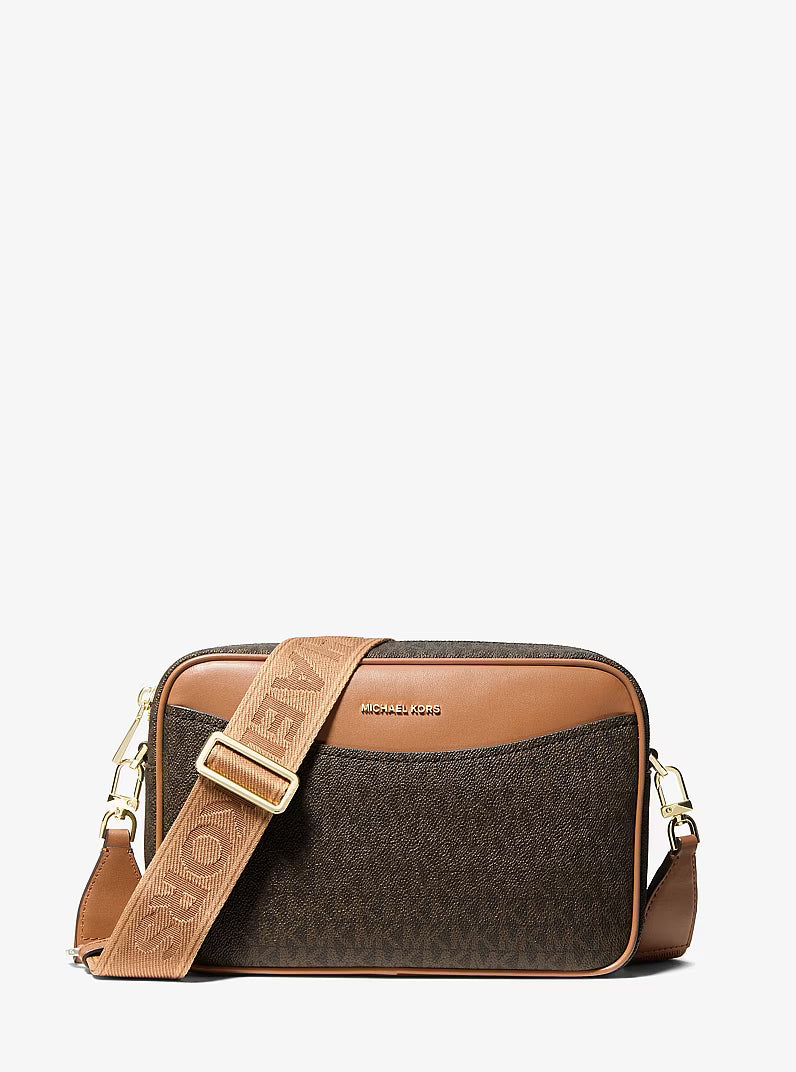 Bev Large Signature Logo Crossbody Bag