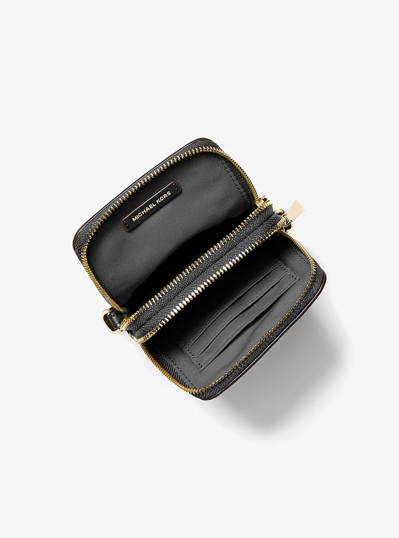 Jet Set Small Pebbled Leather Smartphone Crossbody Bag
