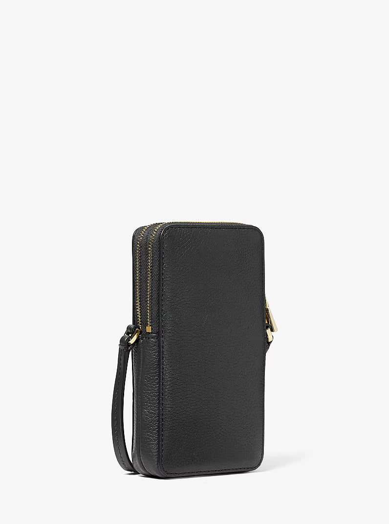 Jet Set Small Pebbled Leather Smartphone Crossbody Bag