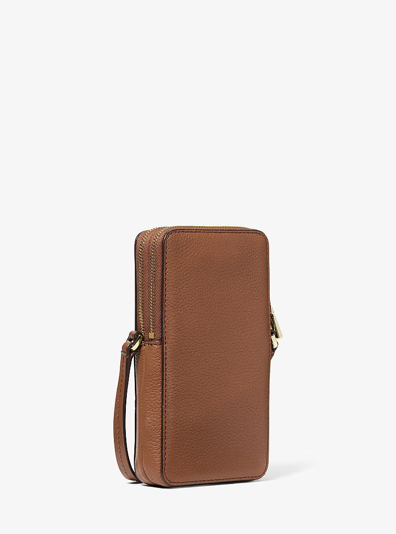 Jet Set Small Pebbled Leather Smartphone Crossbody Bag