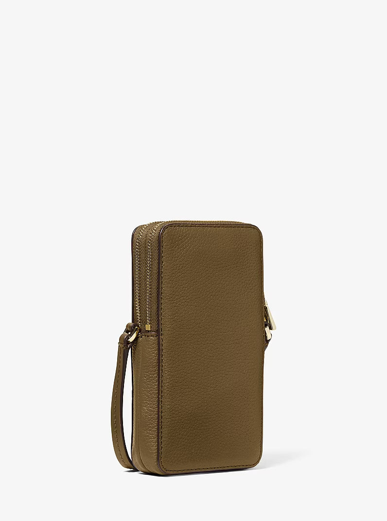 Jet Set Small Pebbled Leather Smartphone Crossbody Bag