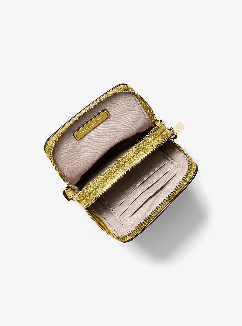 Jet Set Small Pebbled Leather Smartphone Crossbody Bag