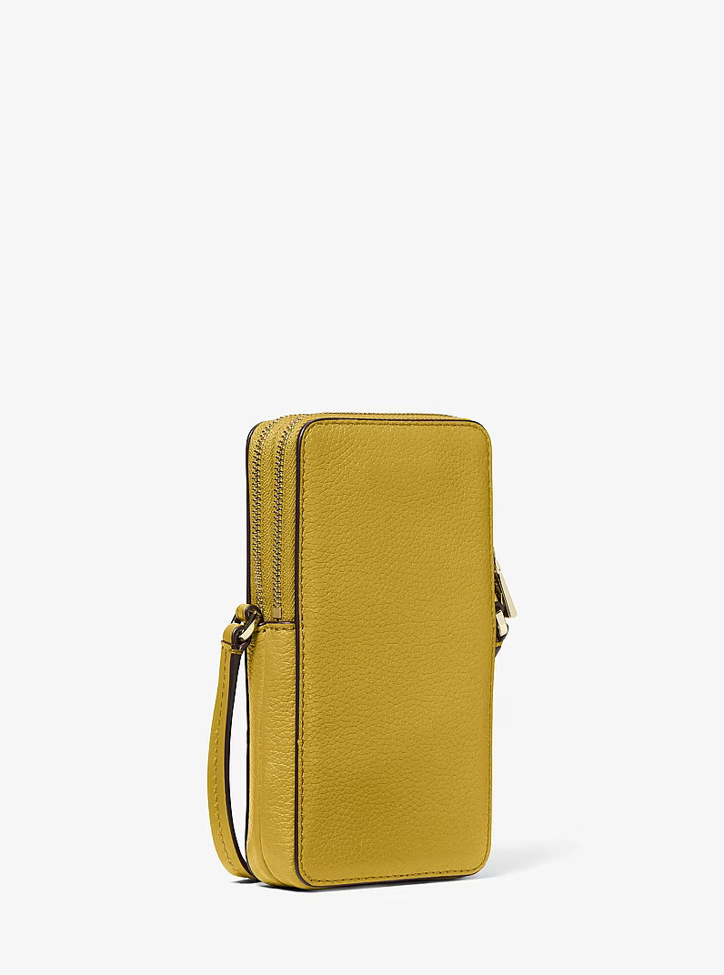 Jet Set Small Pebbled Leather Smartphone Crossbody Bag