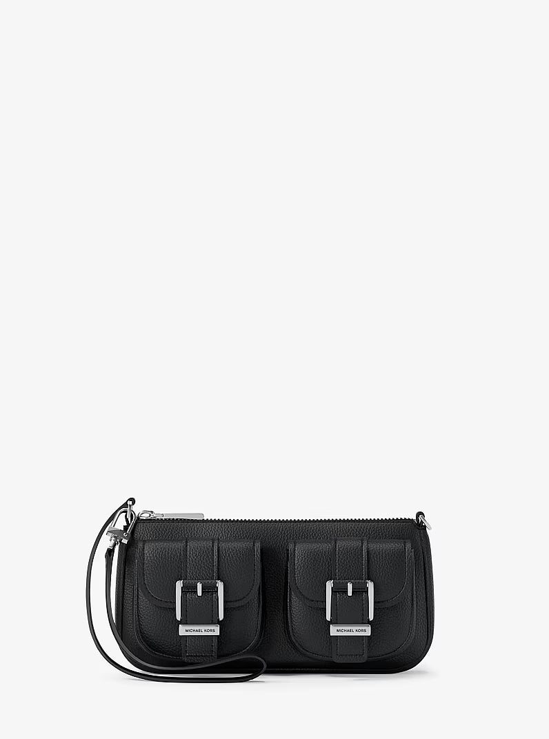 Zoe Small Pebbled Leather Pochette