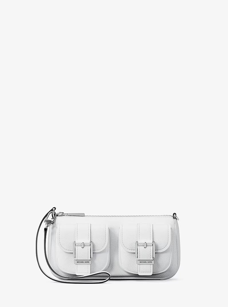 Zoe Small Pebbled Leather Pochette