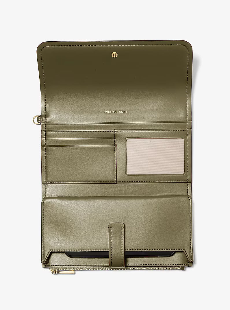 Jet Set Medium Signature Logo Convertible Wristlet