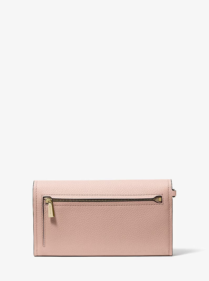 Jet Set Medium Pebbled Leather Smartphone Wristlet
