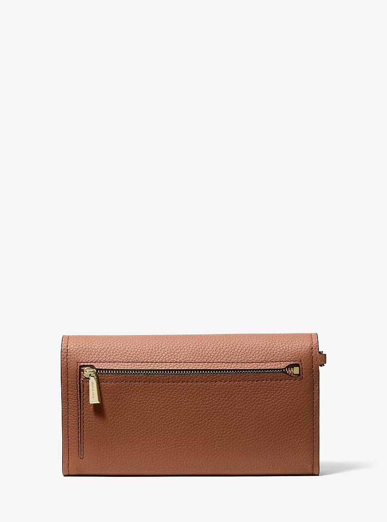 Jet Set Medium Pebbled Leather Smartphone Wristlet