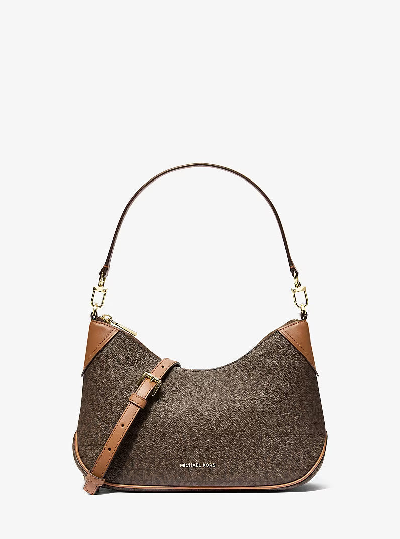 Jet Set Medium Signature Logo Convertible Crossbody Bag