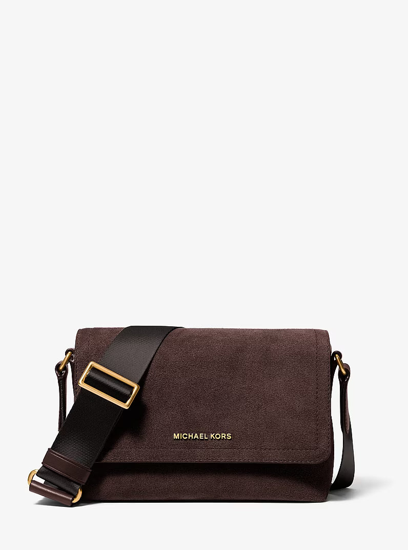 Hudson Mini Suede Messenger Bag