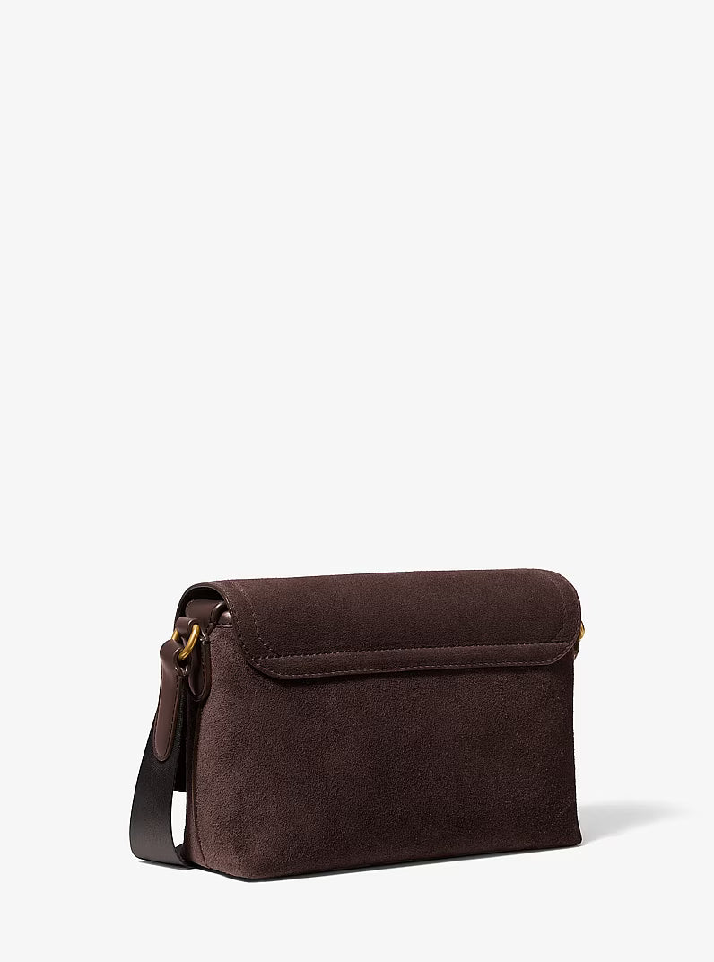 Hudson Mini Suede Messenger Bag