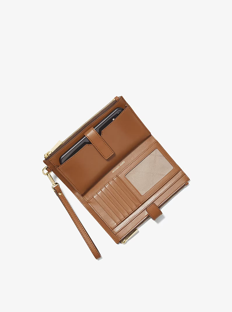 Adele Logo Smartphone Wallet in BROWN | Michael Kors Adele Logo Smartphone Wallet